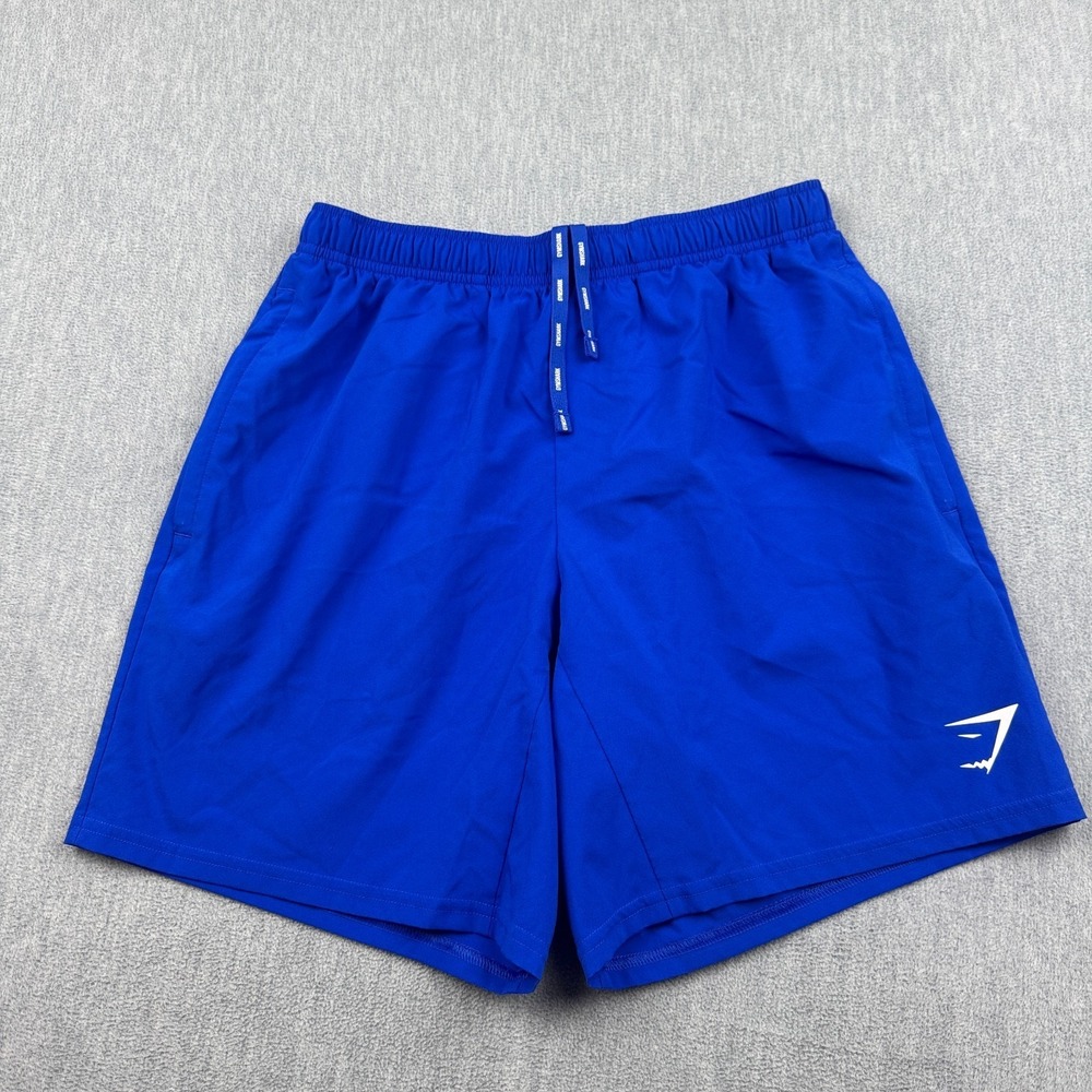 Gymshark Shorts Mens Small Blue Arrival 7" Lightweight‎ Athletic Running Gym